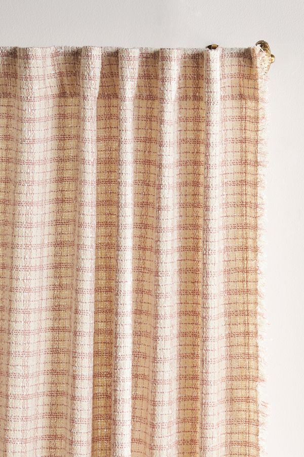 Slide View: 2: Verity Tweed Cotton Curtain