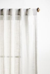 Slide View: 2: Lena Sheer Woven Curtain