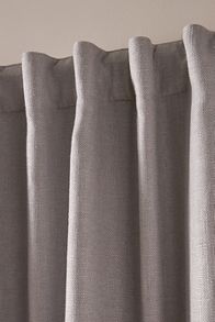 Slide View: 2: Luxe Linen Blend Blackout Curtain