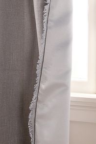 Slide View: 4: Luxe Linen Blend Blackout Curtain