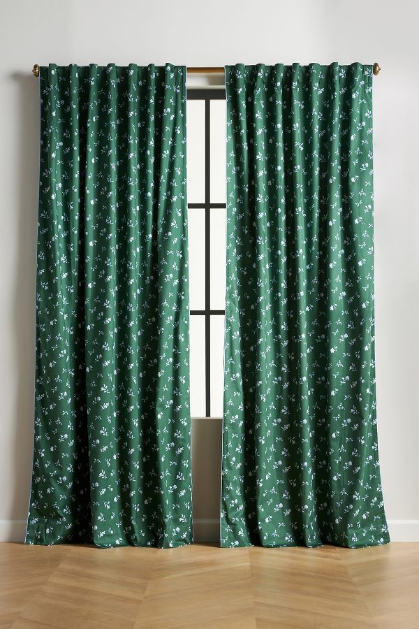 Slide View: 1: Alva Printed Cotton Curtain