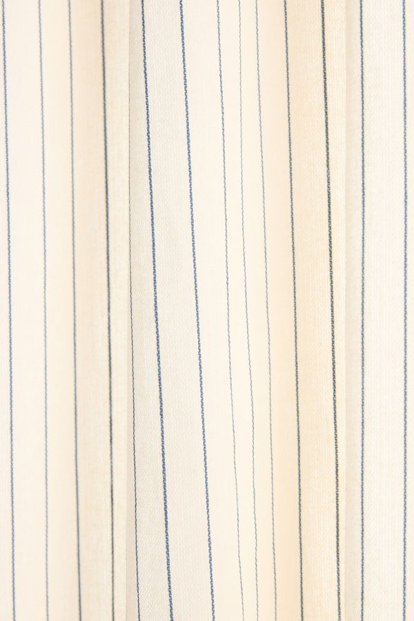 Slide View: 2: Ticking Stripe Cotton Woven Curtain