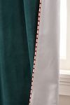 Thumbnail View 4: Milo Velvet Blackout Piped Curtain