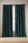 Thumbnail View 1: Milo Velvet Blackout Piped Curtain