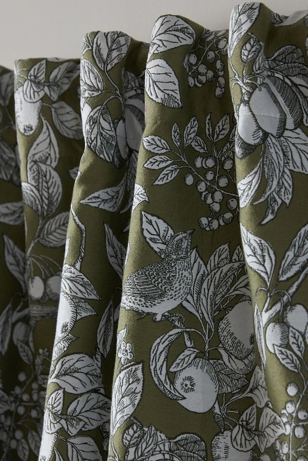 Slide View: 2: Julie Jacquard Bird Curtain