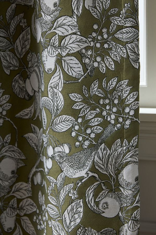 Slide View: 3: Julie Jacquard Bird Curtain