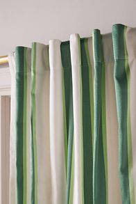 Slide View: 2: Woven Rugby Stripe Curtain