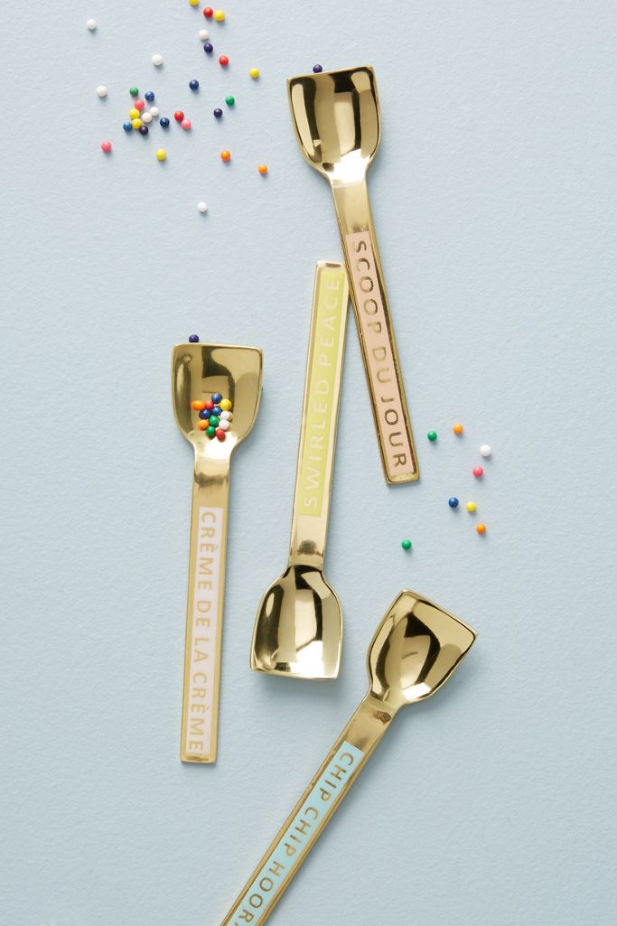 Sweet Treat Ice Cream Spoons, Set of 4 Anthropologie