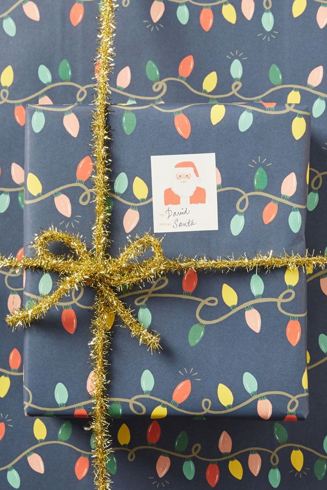 Rifle Paper Co. Holiday Wrapping Paper Anthropologie