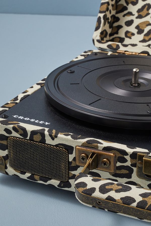 Crosley Cruiser Leopard Print Vinyl Record Player Anthropologie Uk