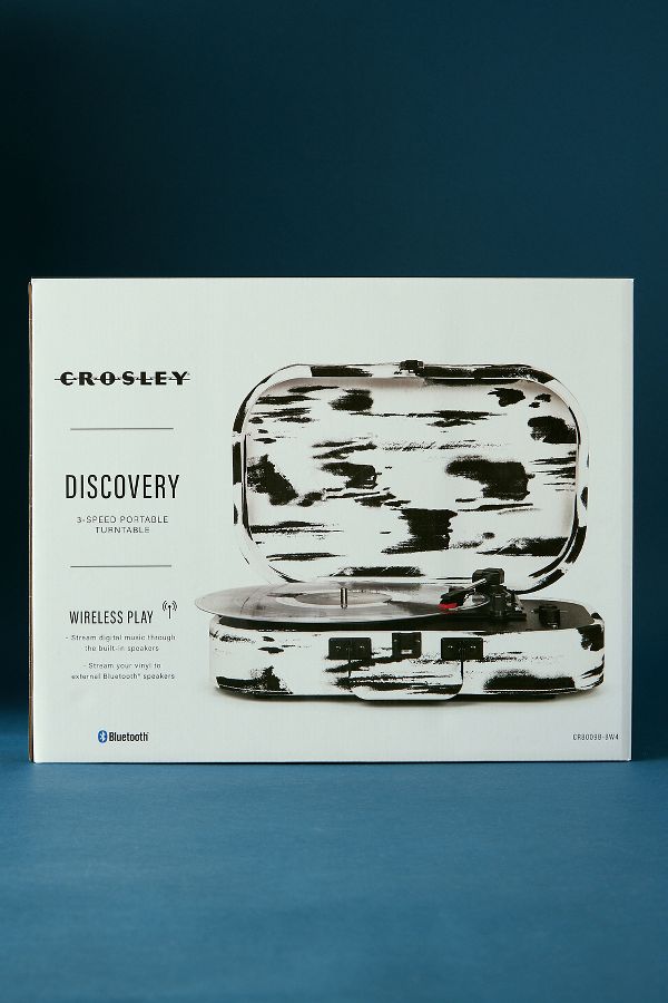 Slide View: 3: Crosley Discovery Portable Turntable