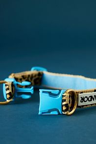 Slide View: 2: iCANDOR Leopard Print Gentle Dual-Ring Dog Collar