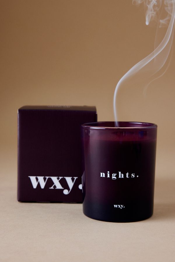 Slide View: 2: wxy. Nuits Bourbon Sucre & Feuille de Tabac Bougie Classique