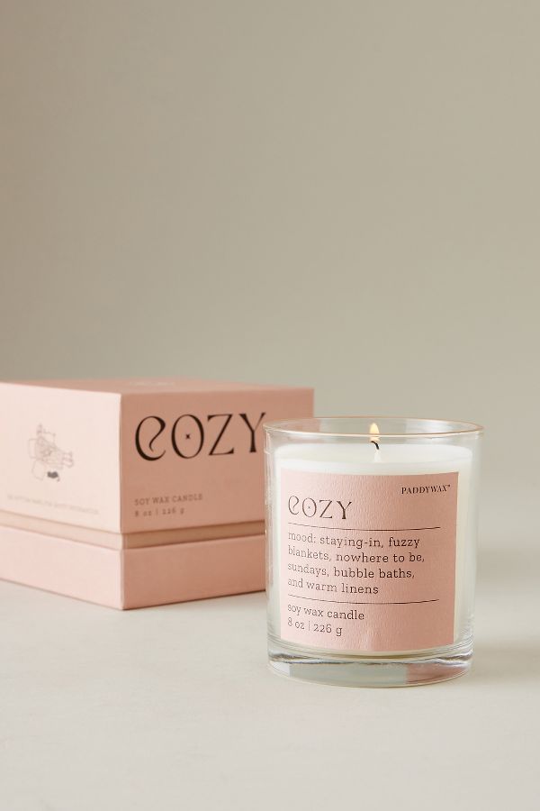 Vista diapositiva: 1: Paddywax Cozy Candela in scatola