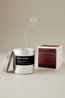 Bougie Métallique Boogie Bougie Miel Foncé & Tabac