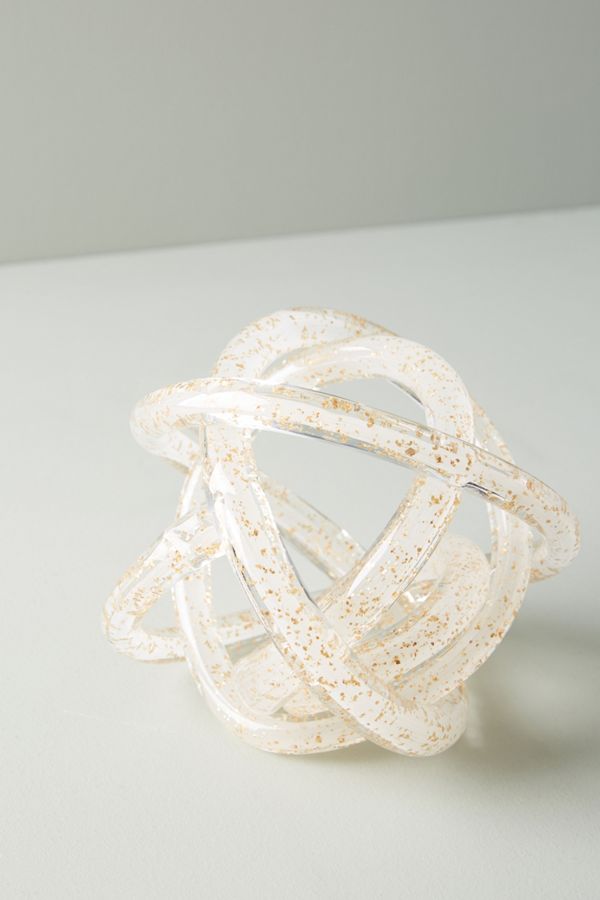 Glitter Knot Decorative Object Anthropologie