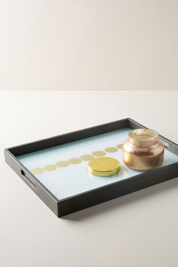 Dotted Glass Decorative Tray Anthropologie