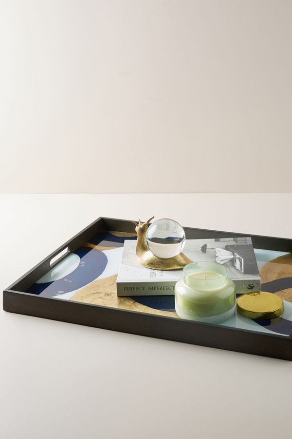 Dotted Glass Decorative Tray Anthropologie