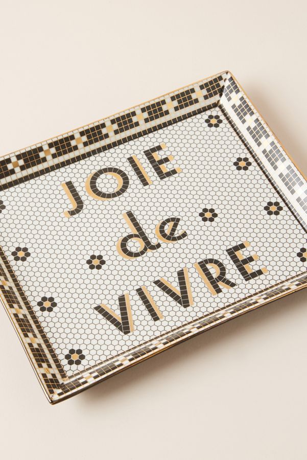 Slide View: 3: Joie de Vivre Bistro Tile Tray