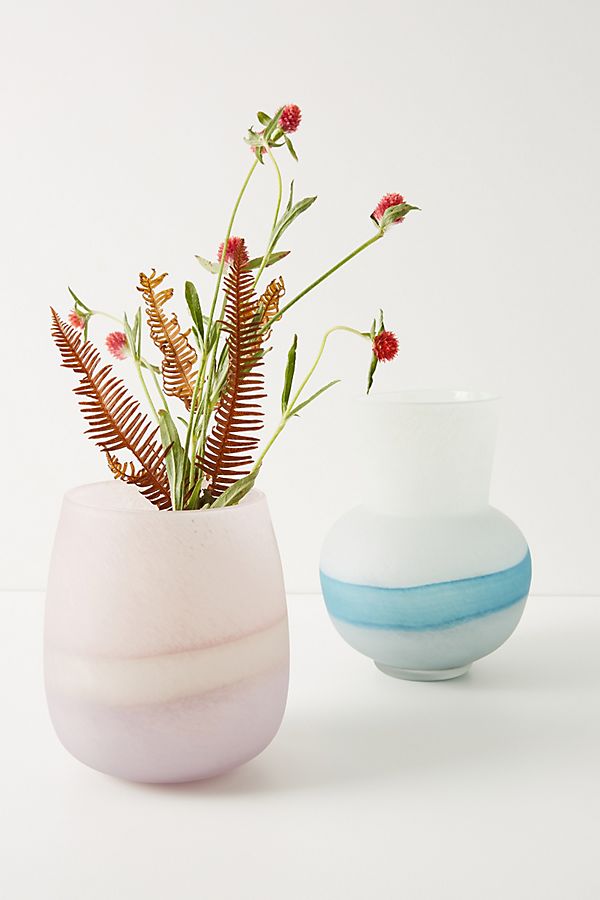 Slide View: 1: Dipped Glass Vase