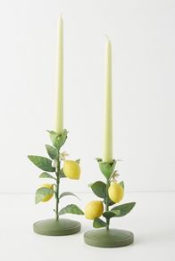 Slide View: 1: Lemon Taper Candlestick