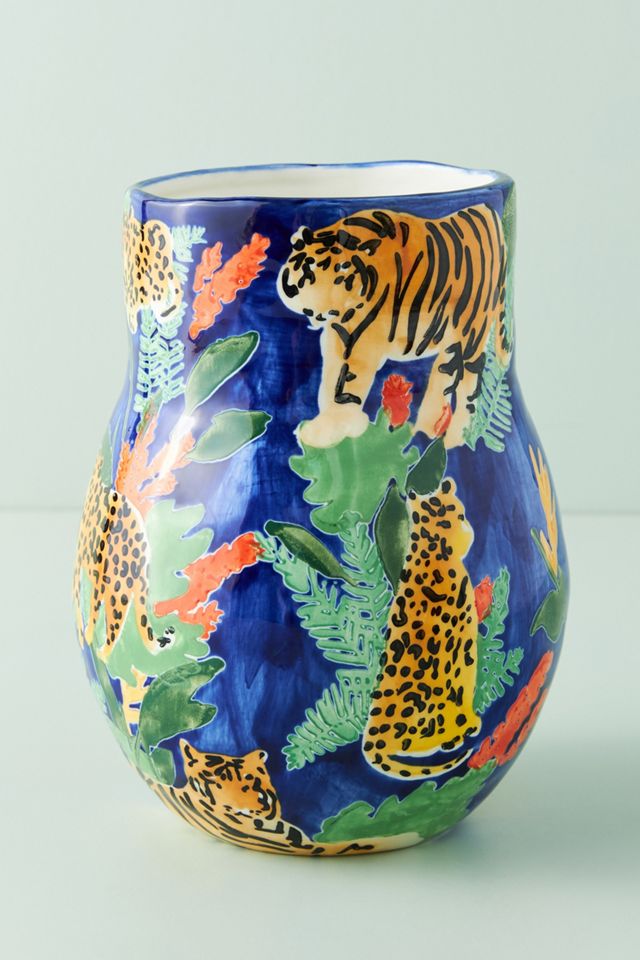 Leah Goren Tiger Vase Anthropologie