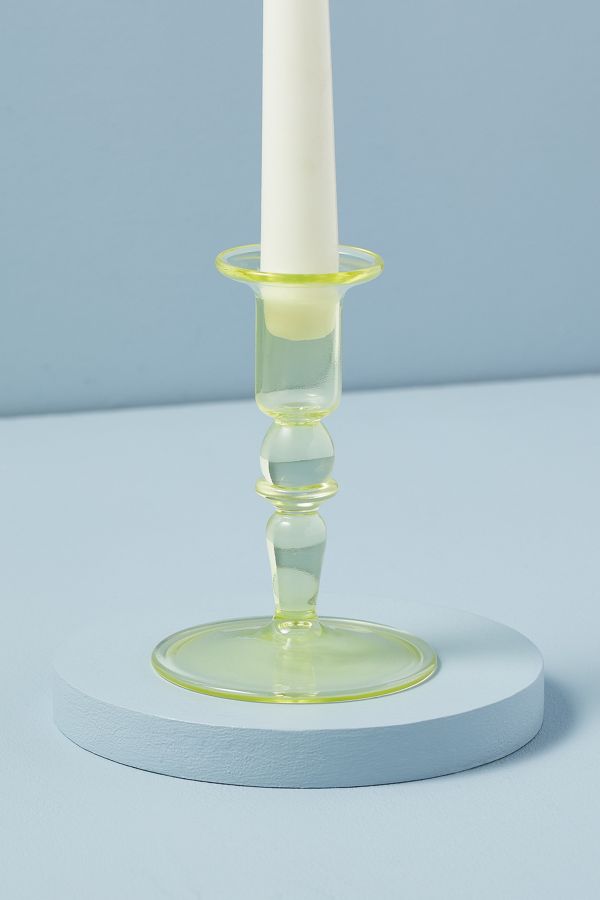 Anna + Nina Lemonade Tapered Candle Holder Anthropologie UK