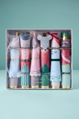 Meri Meri Nutcracker Christmas Crackers, Pack of 6