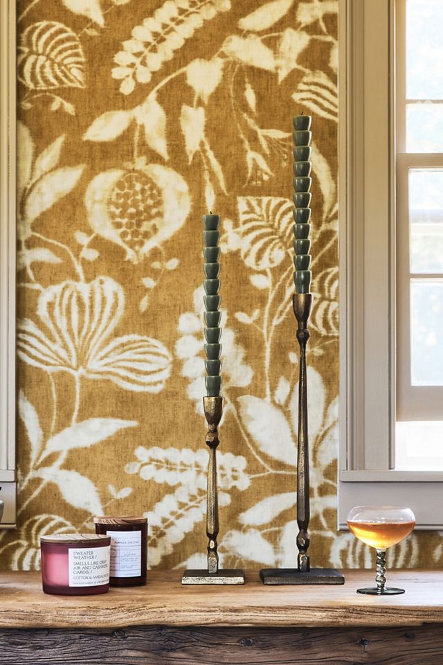 Hammered Metal Taper Candle Holder Anthropologie