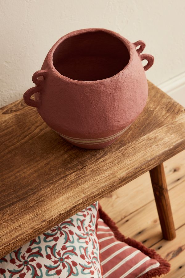 Slide View: 2: Birdie Fortescue Large Cotton Mache Vase