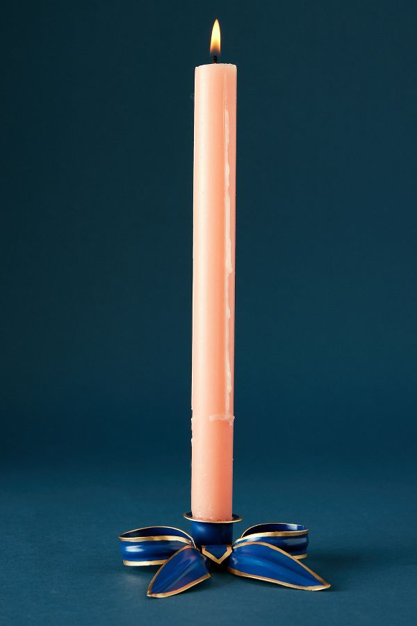 Slide View: 1: Tooka Bow Candle Holder