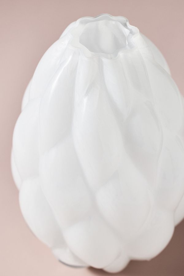 Slide View: 2: Raya Cloud Soda Glass Vase