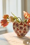 Thumbnail View 1: The Mud Fairy Blooming Hearts Stoneware Heart Vase