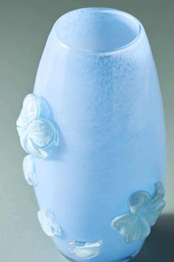 Slide View: 4: Nora Handmade Floral Glass Vase