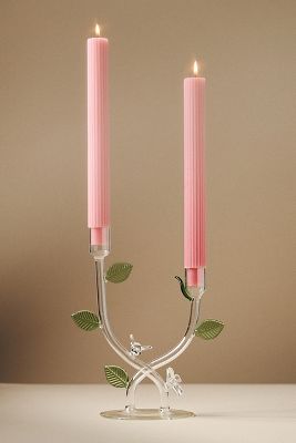 Ivie Glass Candle Holder