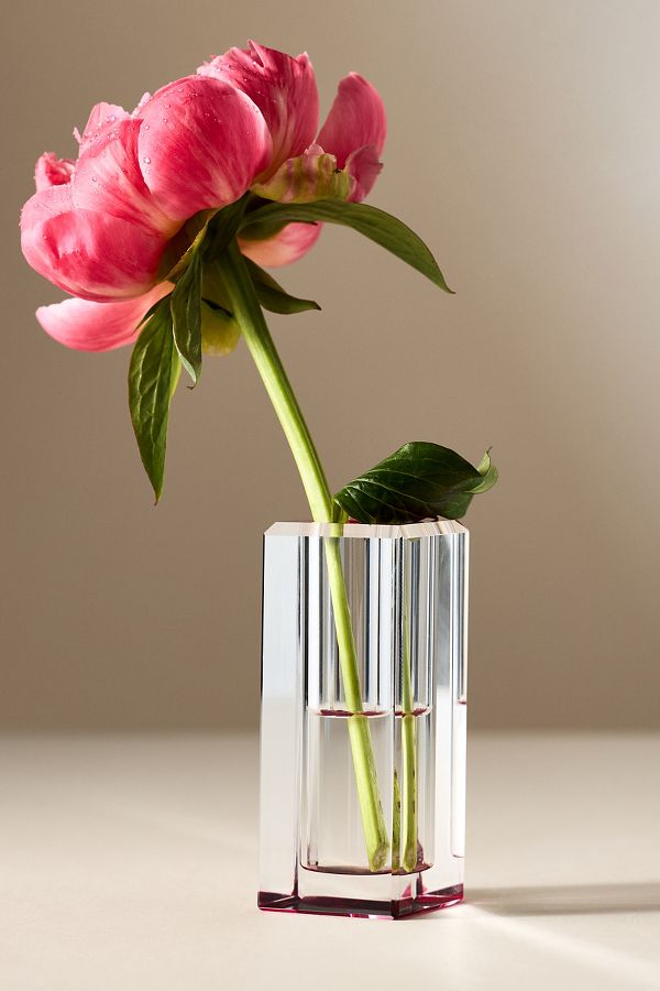 Slide View: 1: Cut Glass Stem Vase