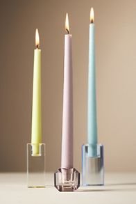 Slide View: 1: Cut Glass Mini Candle Holder