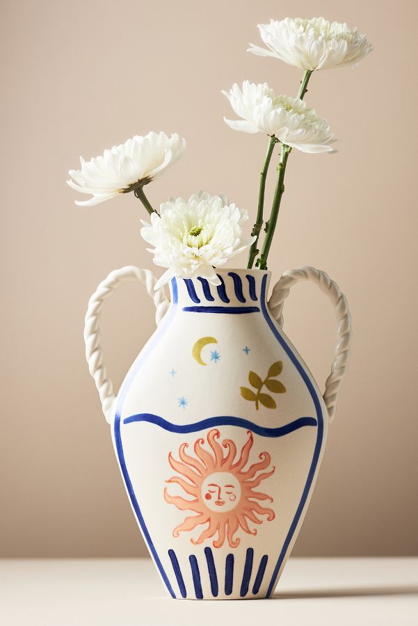 Slide View: 2: Dimitria Stoneware Vase