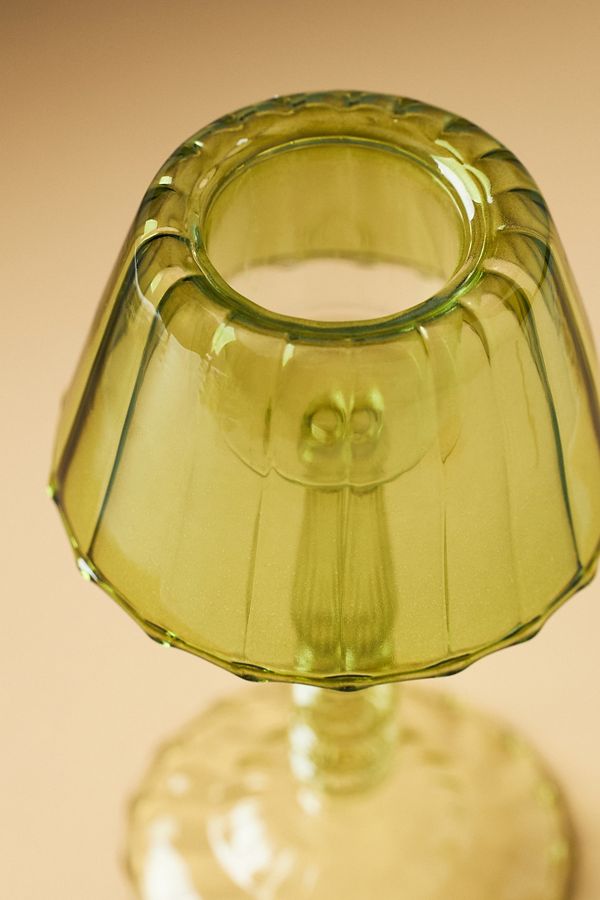 Slide View: 3: Maisy Glass Lamp Candle Holder