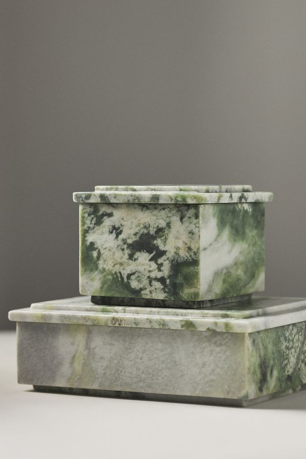 Slide View: 1: Marble Jewelry Box