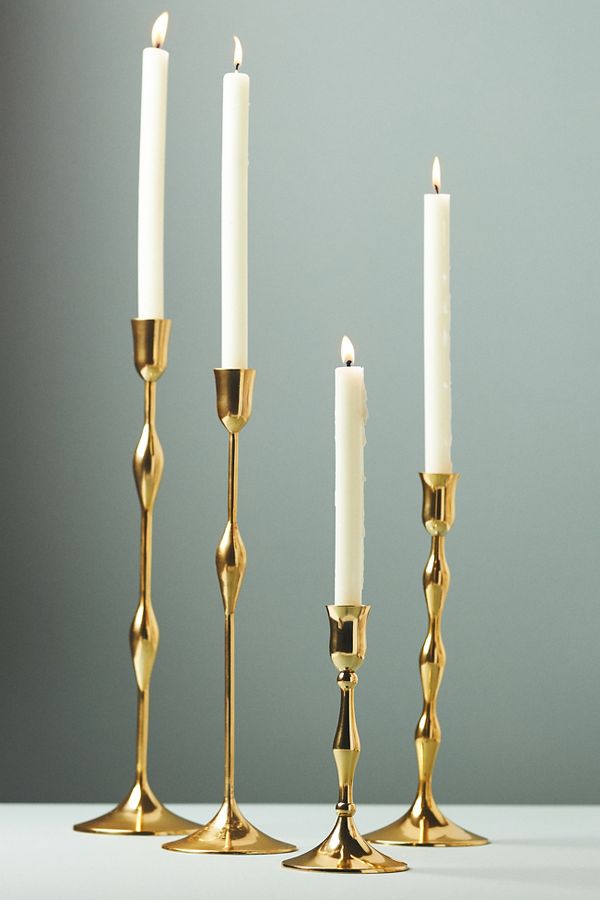 Slide View: 1: Luce Metal Candle Holder