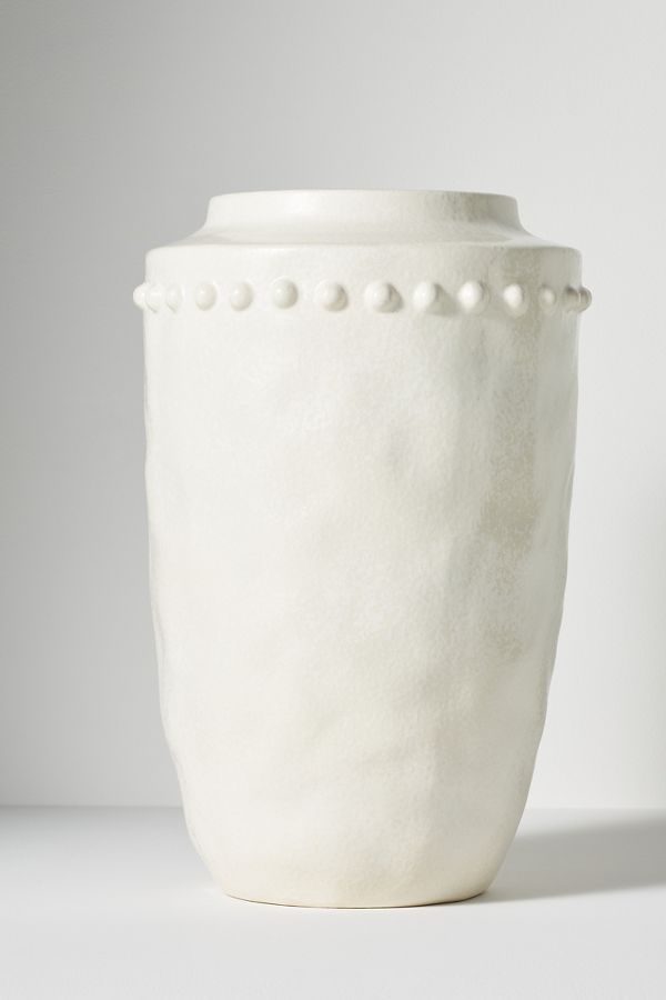 Slide View: 2: Ceramic Hobnail Vase