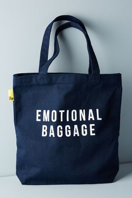 emotional baggage tote