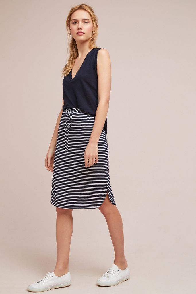 Striped Knit Skirt Anthropologie