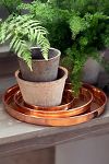 Thumbnail View 1: Habit & Form Solid Copper Circle Tray