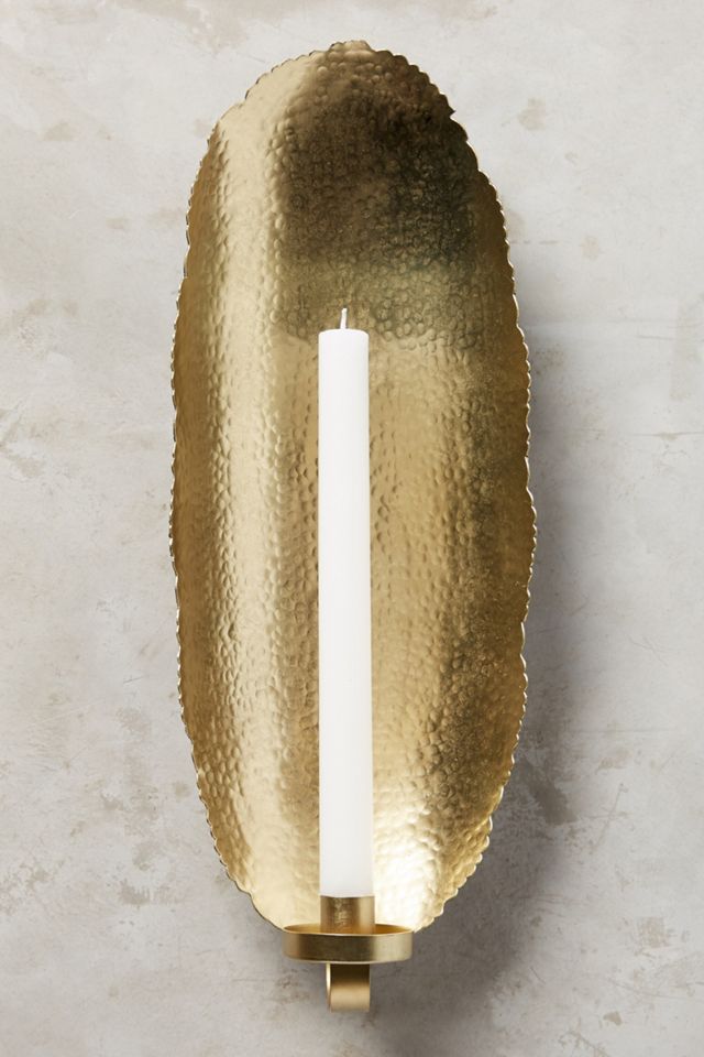 Hammered Gold Sconce Anthropologie