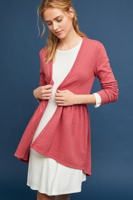 cardigan peplum