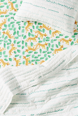 anthropologie crib sheet