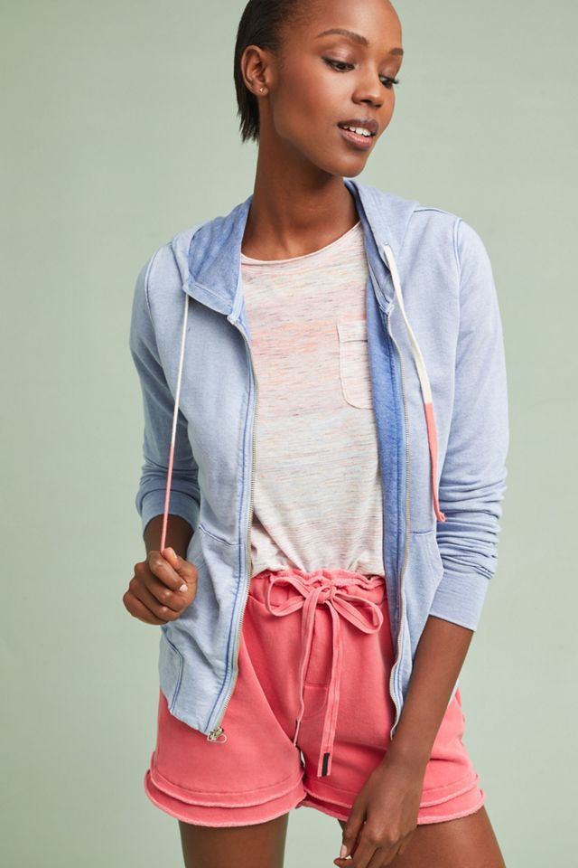 Sundry Terry ZipUp Hoodie Anthropologie