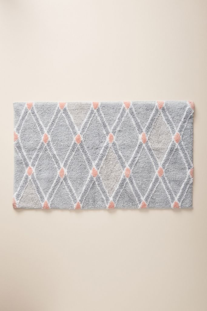 Diamond Bath Mat Anthropologie